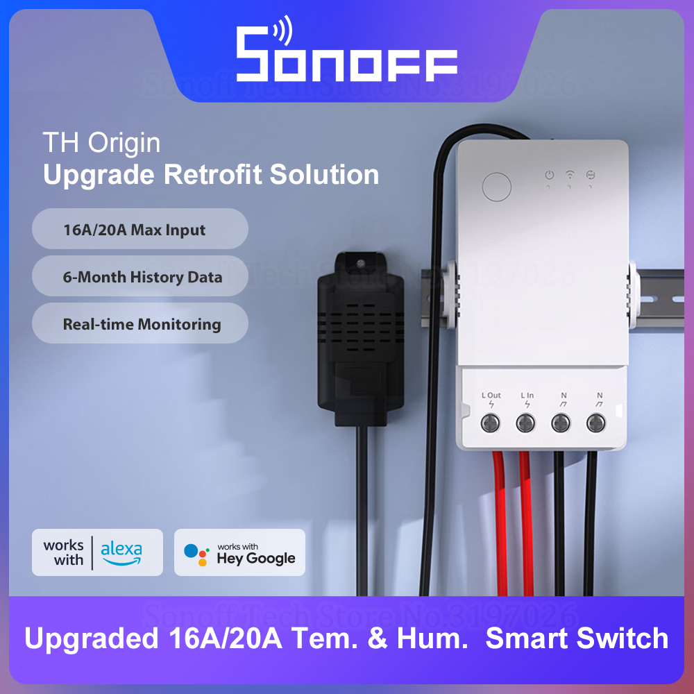 Zigbee Cc2531 - SONOFF TH Origin 16A/20A Smart Temperature
