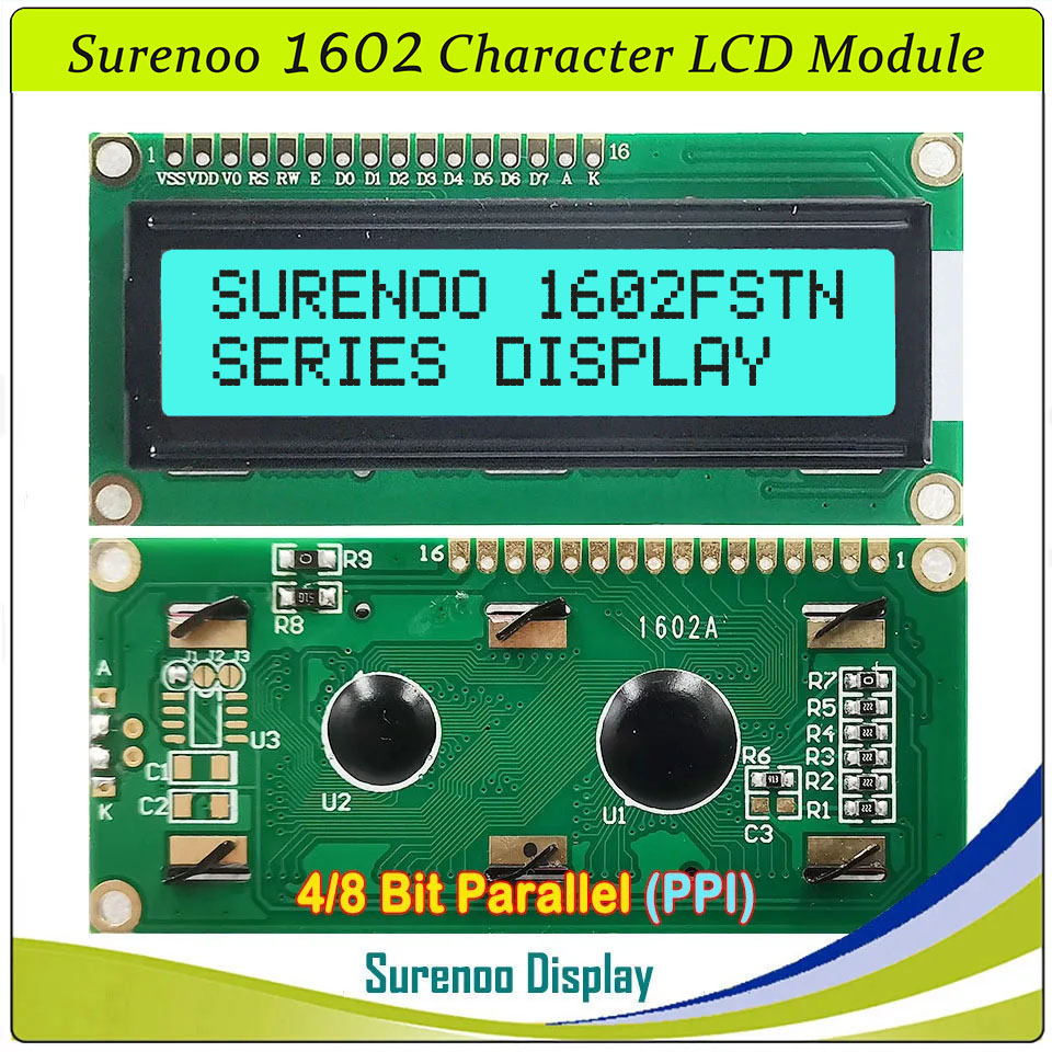 Surenoo 1602 16X2 162 5V 4-Bit - Lcd 1602 review and price