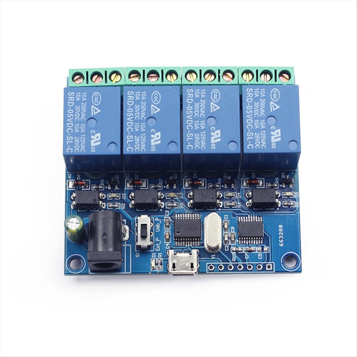 AT42 4 Channel USB Relay Modul - Relay Module 4 Channel review and price