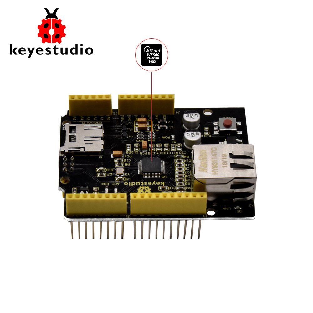 Keyestudio W5500 Ethernet Shie - Ethernet W5500 review and price