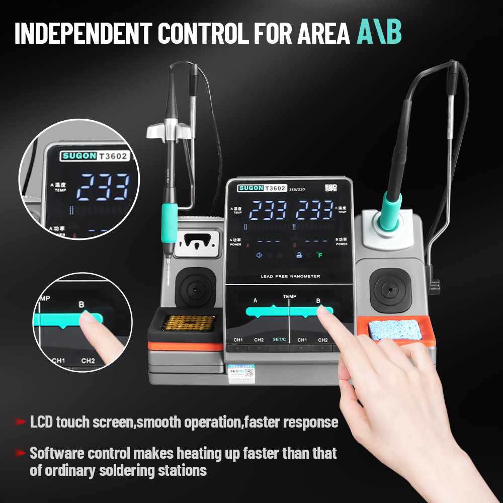 SUGON T3602 240W Soldering Sta - Soldering Iron Temperature Probe review and price