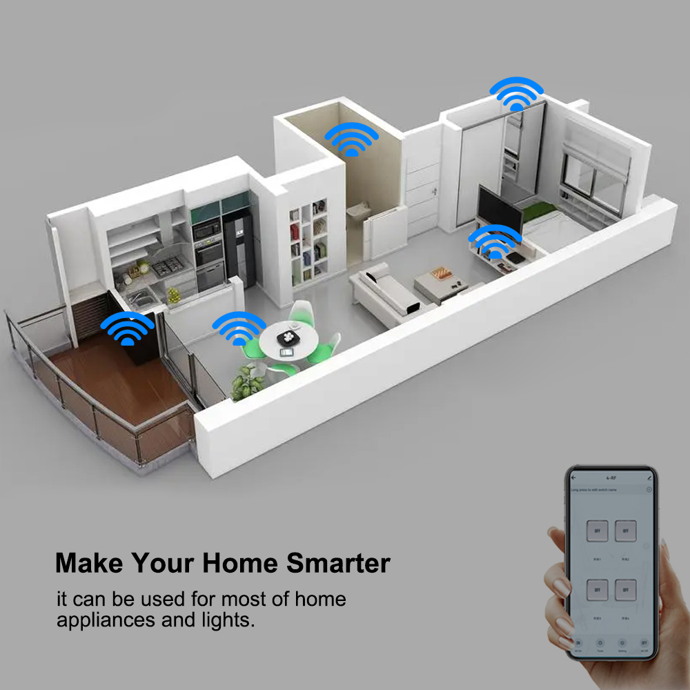 Smart Tuya Switch 4CH Relay Mo - Relay Module 4 Channel review and price