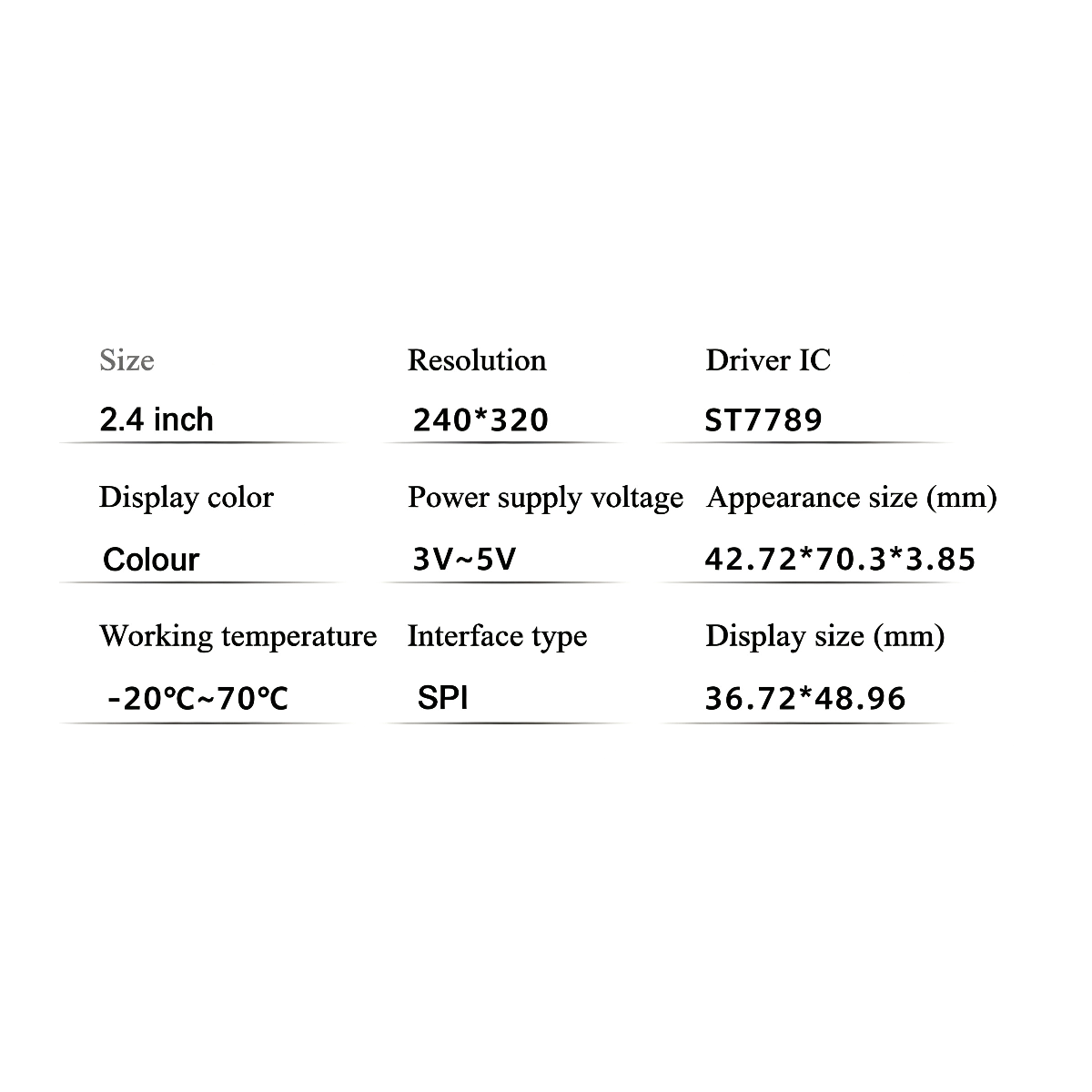 2.4 Inch TFT LCD Display Modul - Tft Display 2.4 review and price