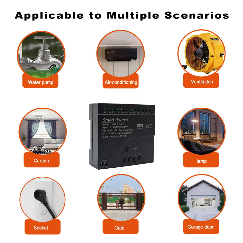 4CH Tuya Smart Wifi Switch Mod - Ir Remote Module review and price