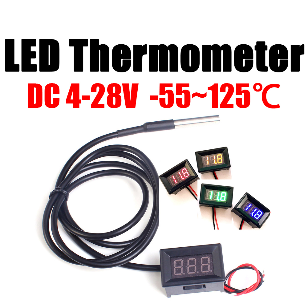 DC 12V 24V DS18b20 LED Digital - Ds18B20 review and price