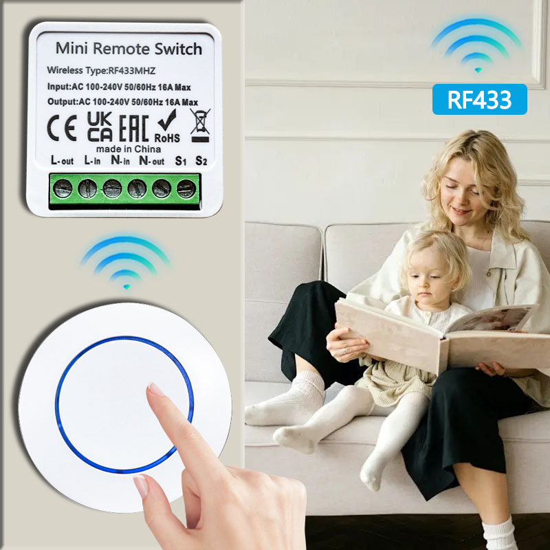 433HMz Wireless Light Switch 1 - Ir Remote Module review and price