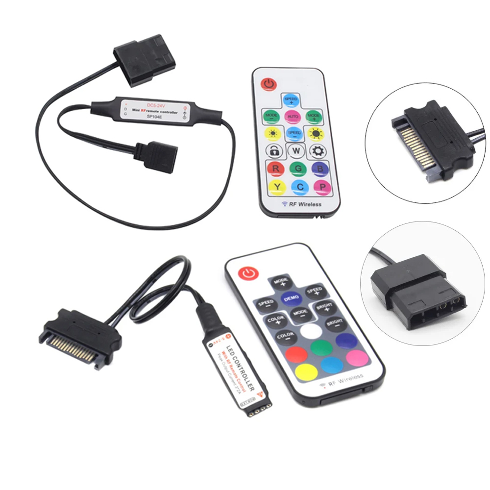 SATA Molex RGB Controller 5V 3 - Ws2812B Strip 5V review and price