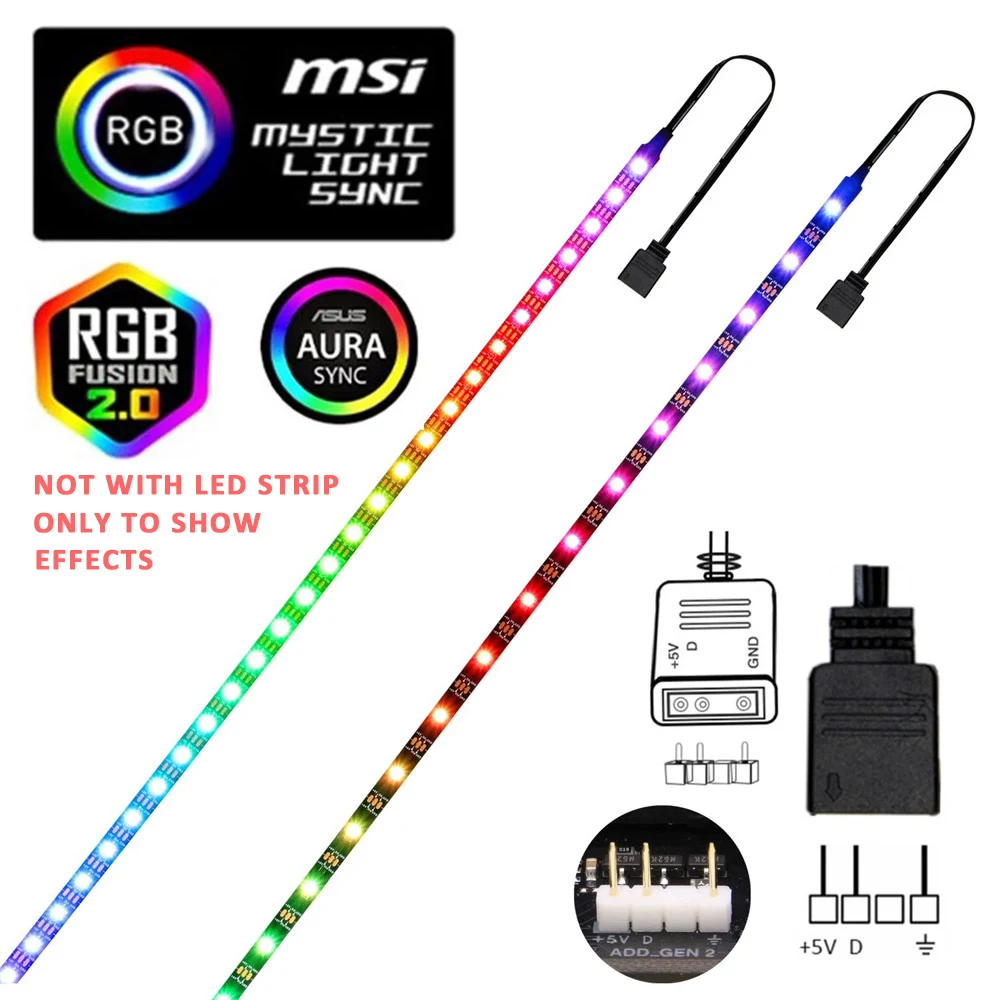 SATA Molex RGB Controller 5V 3 - Ws2812B Strip 5V review and price
