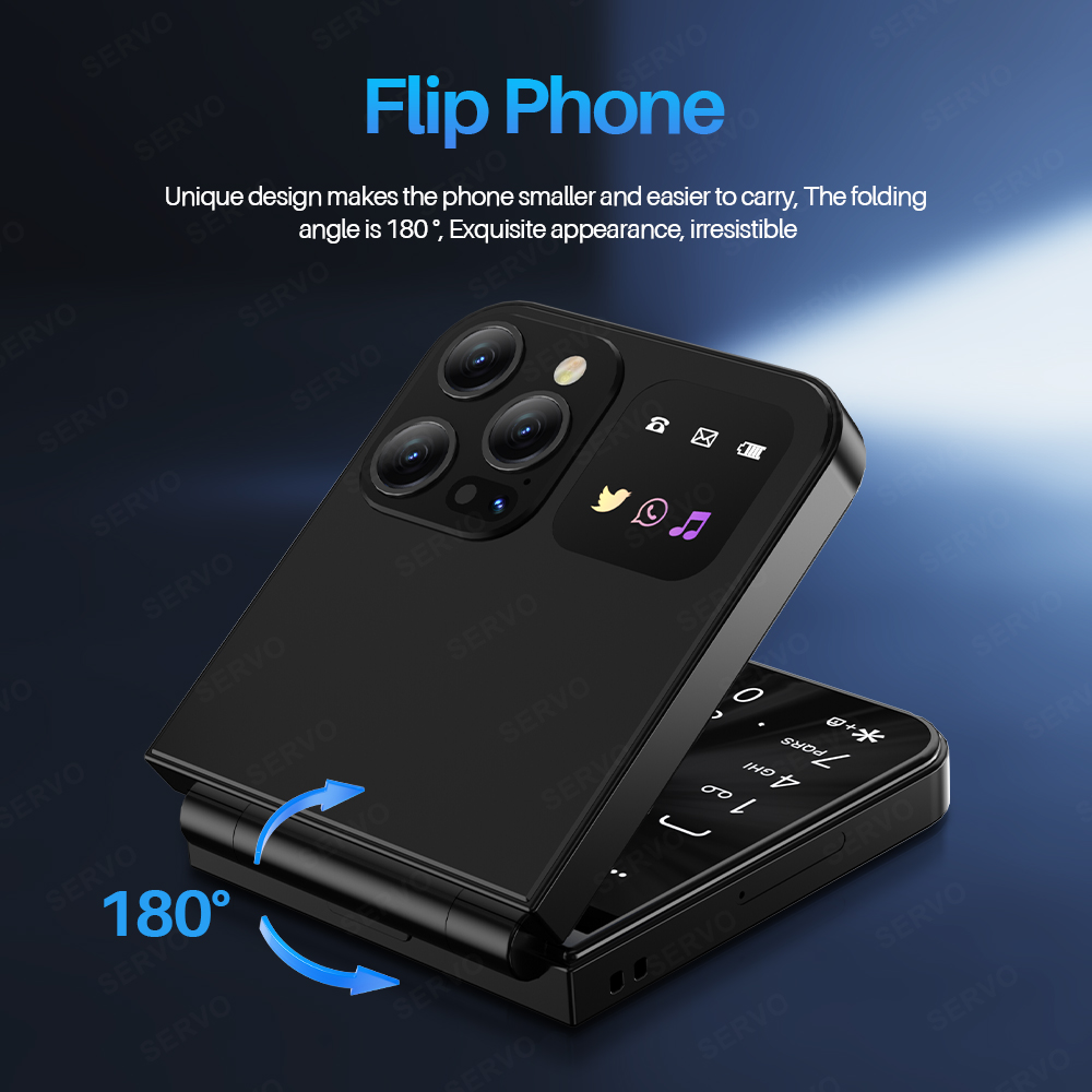 SERVO A50 PRO Flip Mobile Phon - Tft Display 2.4 review and price