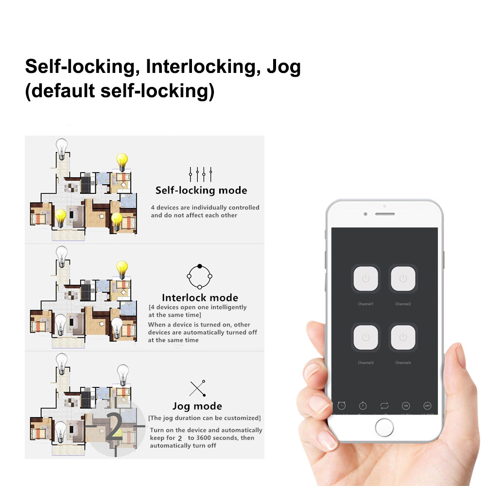 4CH Smart WiFi Relay Module Dr - Ir Remote Module review and price