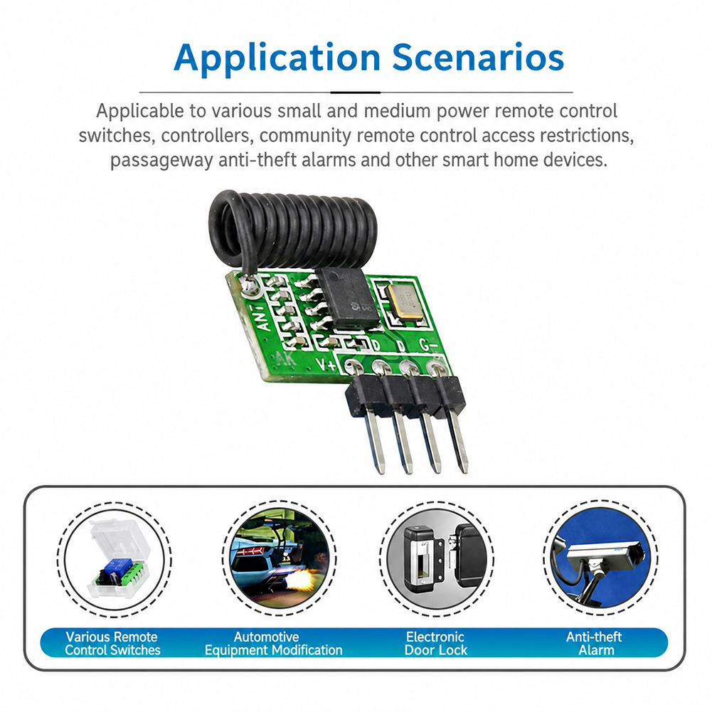 315MHz/433MHz Superheterodyne  - Ir Remote Module review and price