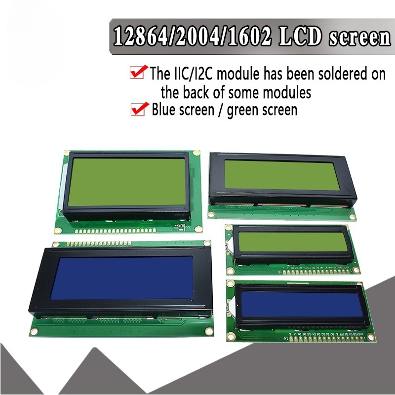 LCD 1602 2004 Module Blue Gree - Lcd 1602 review and price