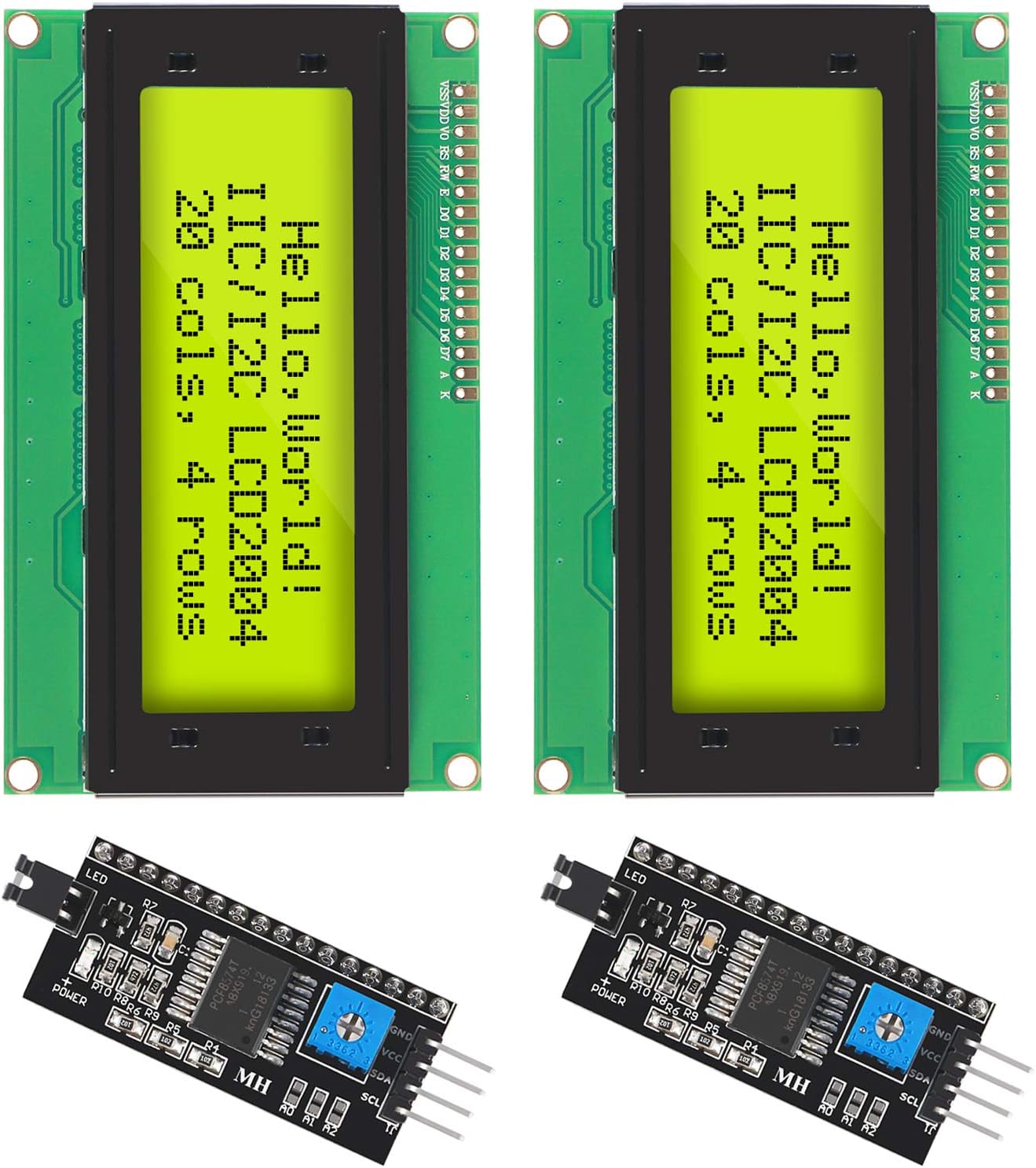 2PCS IIC I2C TWI Serial LCD 20 - Lcd 1602 review and price