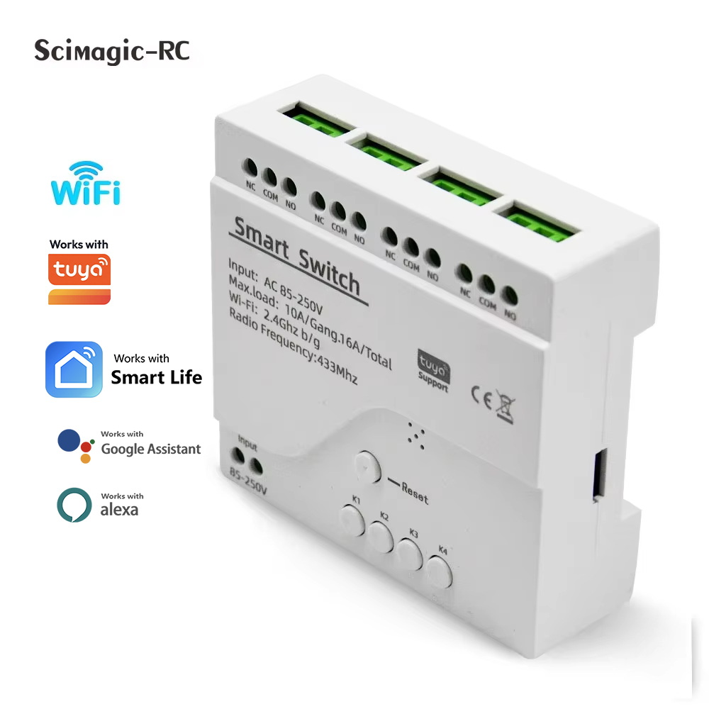 Smart Switch 4CH Relay Module  - Relay Module 4 Channel review and price