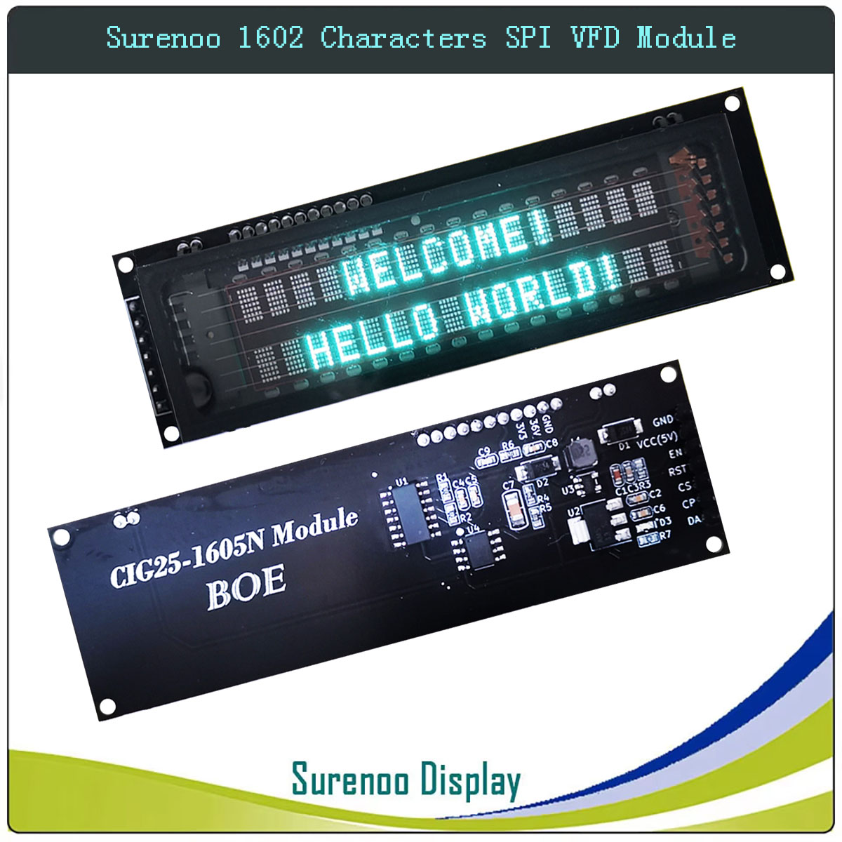 Surenoo 7P Serial SPI 1602 162 - Lcd 1602 review and price