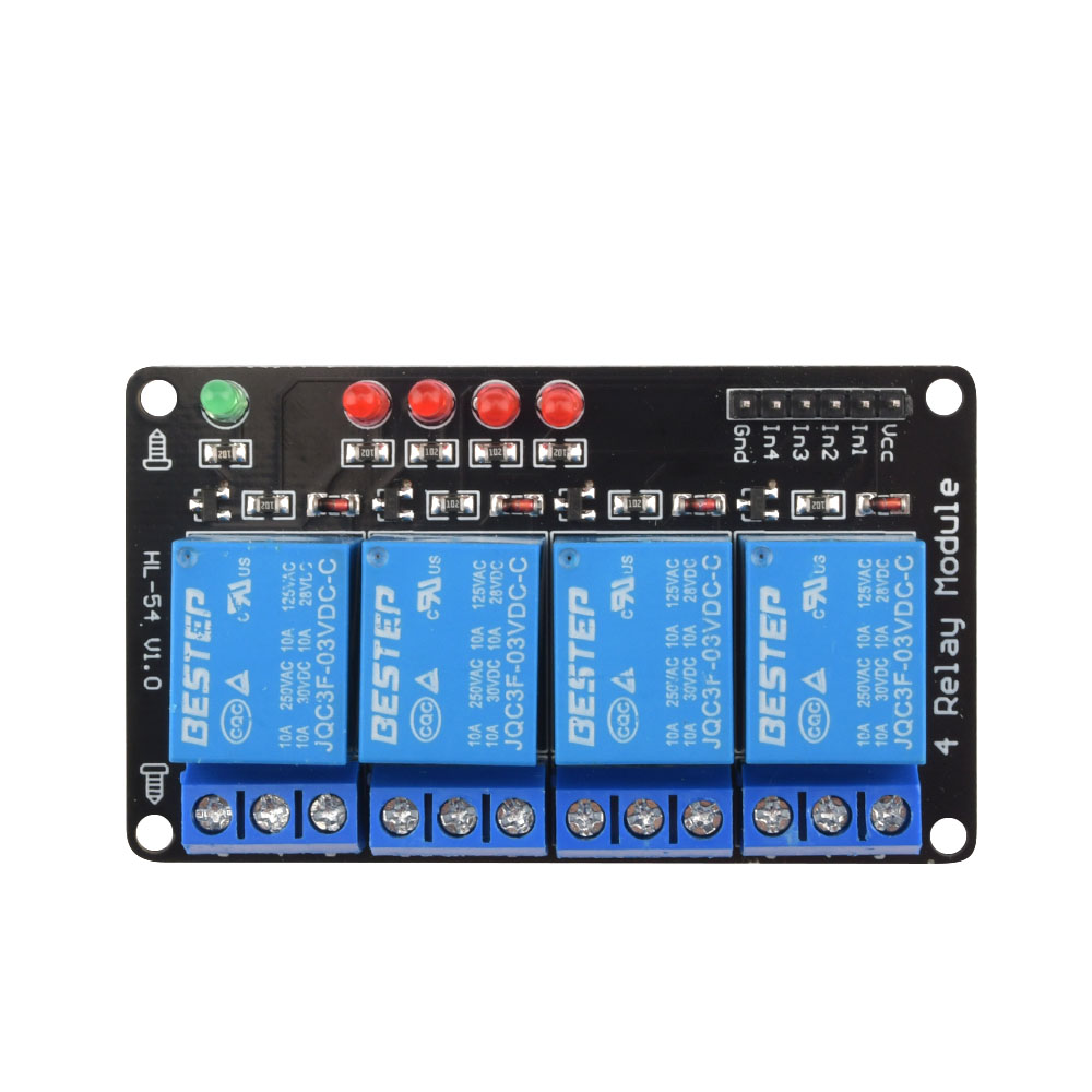 Low Level Triggered Luminous R - Relay Module 4 Channel review and price